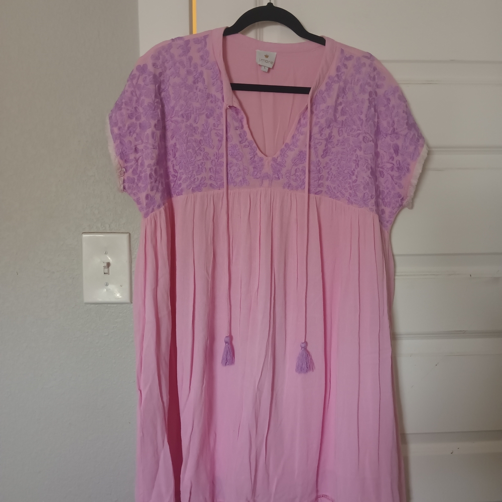 Pink and Purple Mini Dress